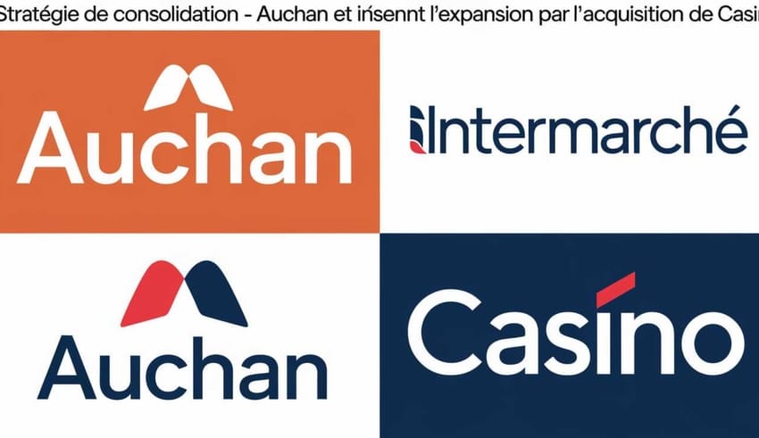 Strat&eacute;gie de consolidation : auchan et intermarch&eacute; visent l’expansion par l’acquisition de casino