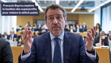 François bayrou explore la taxation des superprofits pour réduire le déficit public