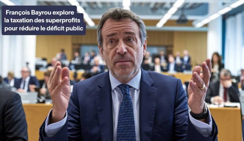 Fran&ccedil;ois bayrou explore la taxation des superprofits pour r&eacute;duire le d&eacute;ficit public