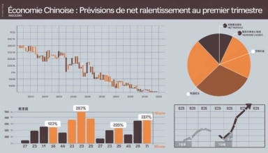 Croissance économique en Chine : prévisions de net ralentissement au premier trimestre