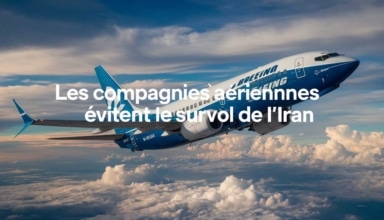 Les compagnies aériennes évitent le survol de l’Iran