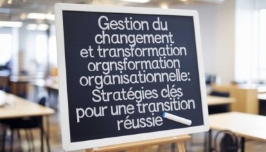 Gestion du changement et transformation organisationnelle: stratégies clés pour une transition réussie