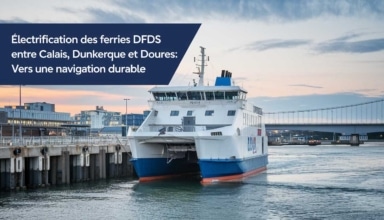 Électrification des Ferries DFDS entre Calais, Dunkerque et Douvres: Vers une Navigation Durable