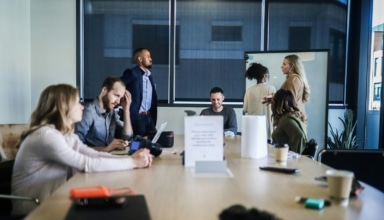 people sitting at the table