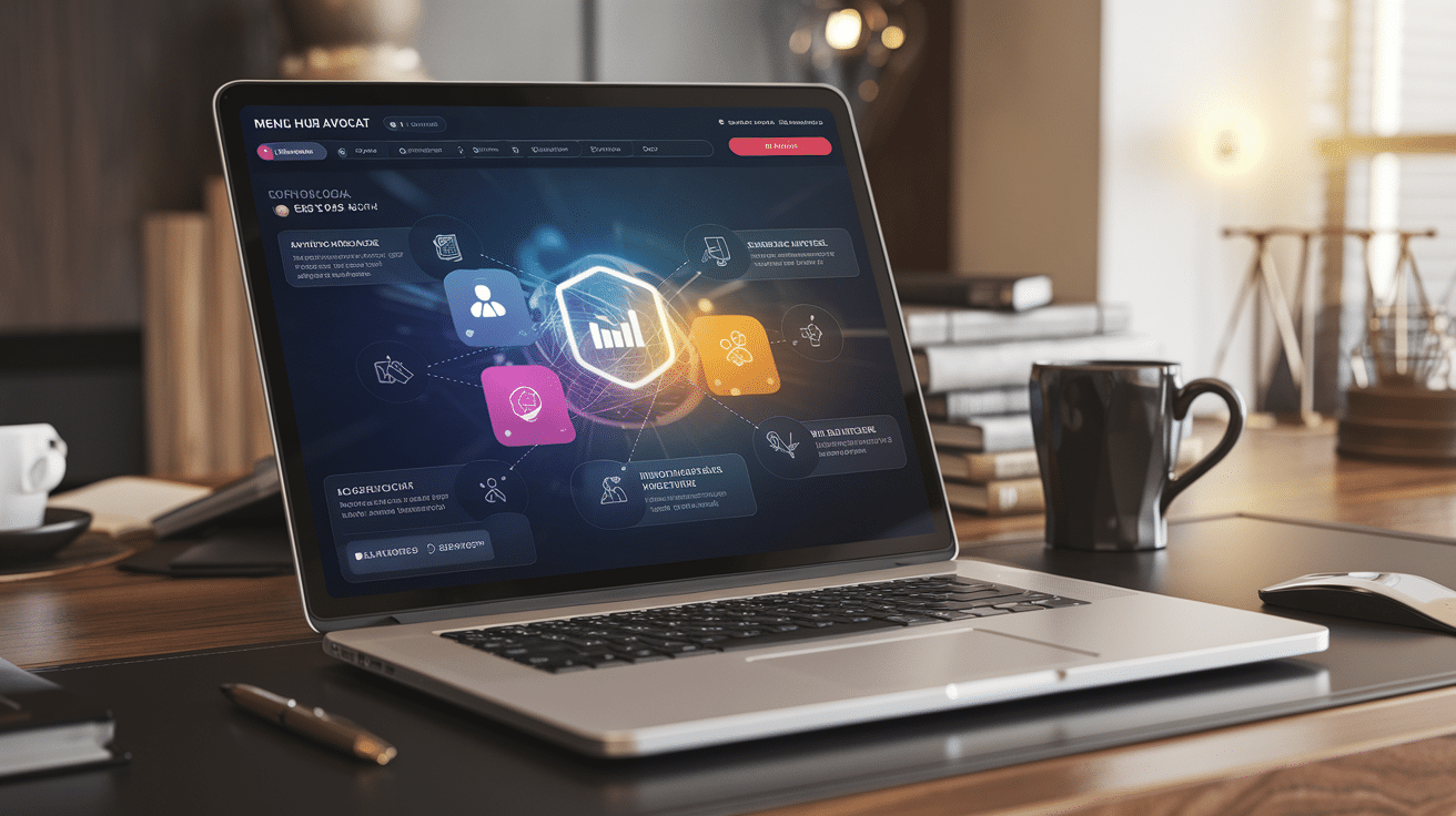 Menu Hub Avocat : La plateforme sociale exclusive pour les professionnels du droit