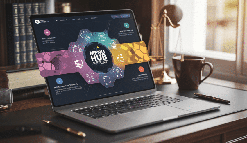 Menu Hub Avocat : La plateforme sociale exclusive pour les professionnels du droit