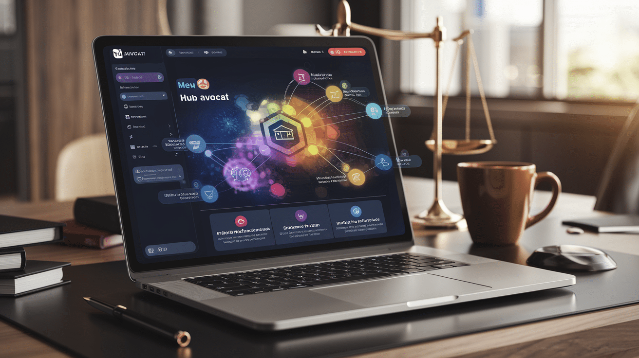 Menu Hub Avocat : La plateforme sociale exclusive pour les professionnels du droit