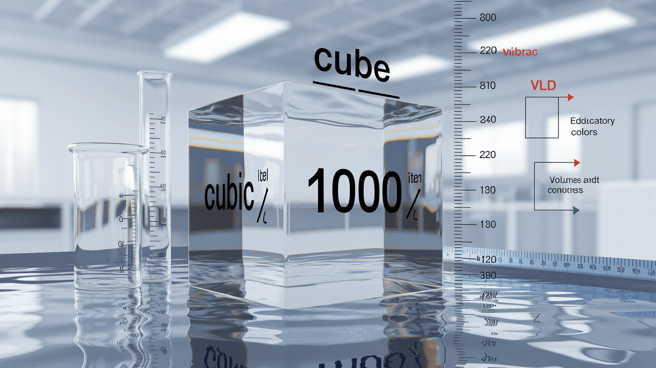 Quel est le volume d’un m&egrave;tre cube en litres ?