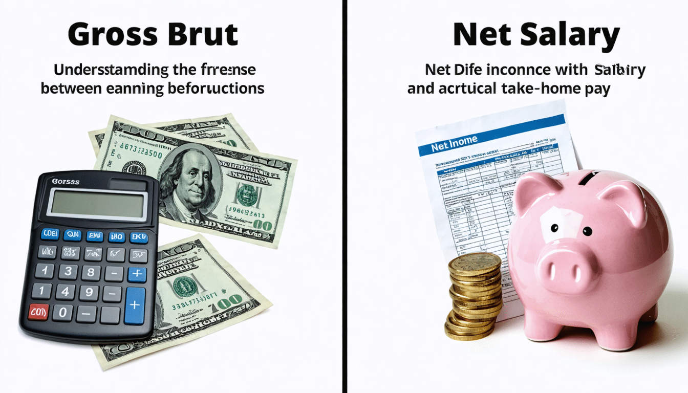 Comprendre la diff&eacute;rence entre 25000 brut et net : guide pratique