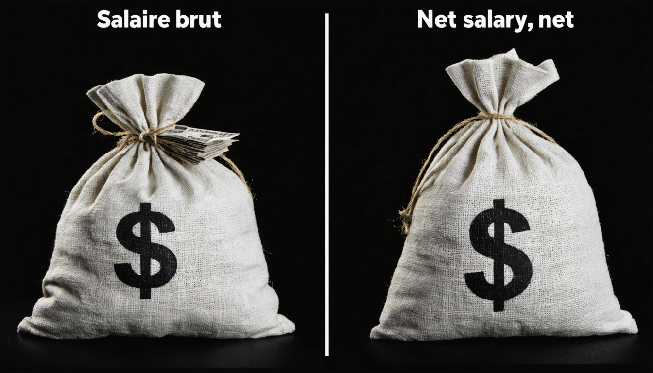 Comprendre la diff&eacute;rence entre 2900 brut en net en mati&egrave;re de salaire