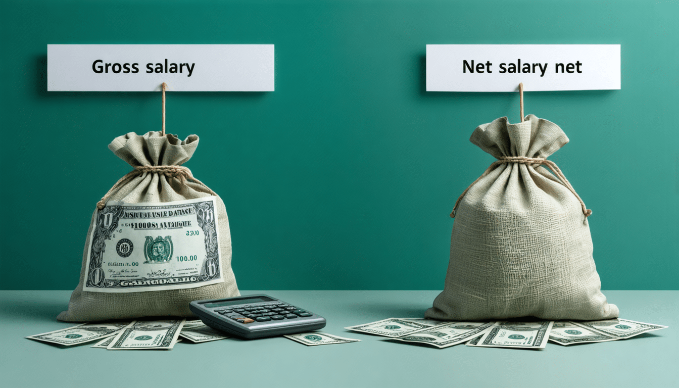 Comprendre la diff&eacute;rence entre 2900 brut en net en mati&egrave;re de salaire