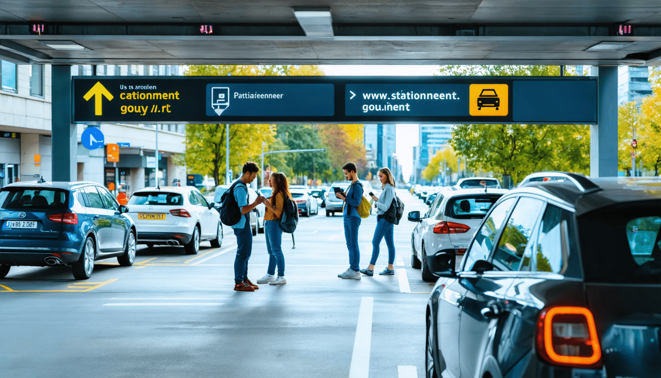Guide complet sur les services de stationnement en ligne sur www.stationnement.gouv.fr