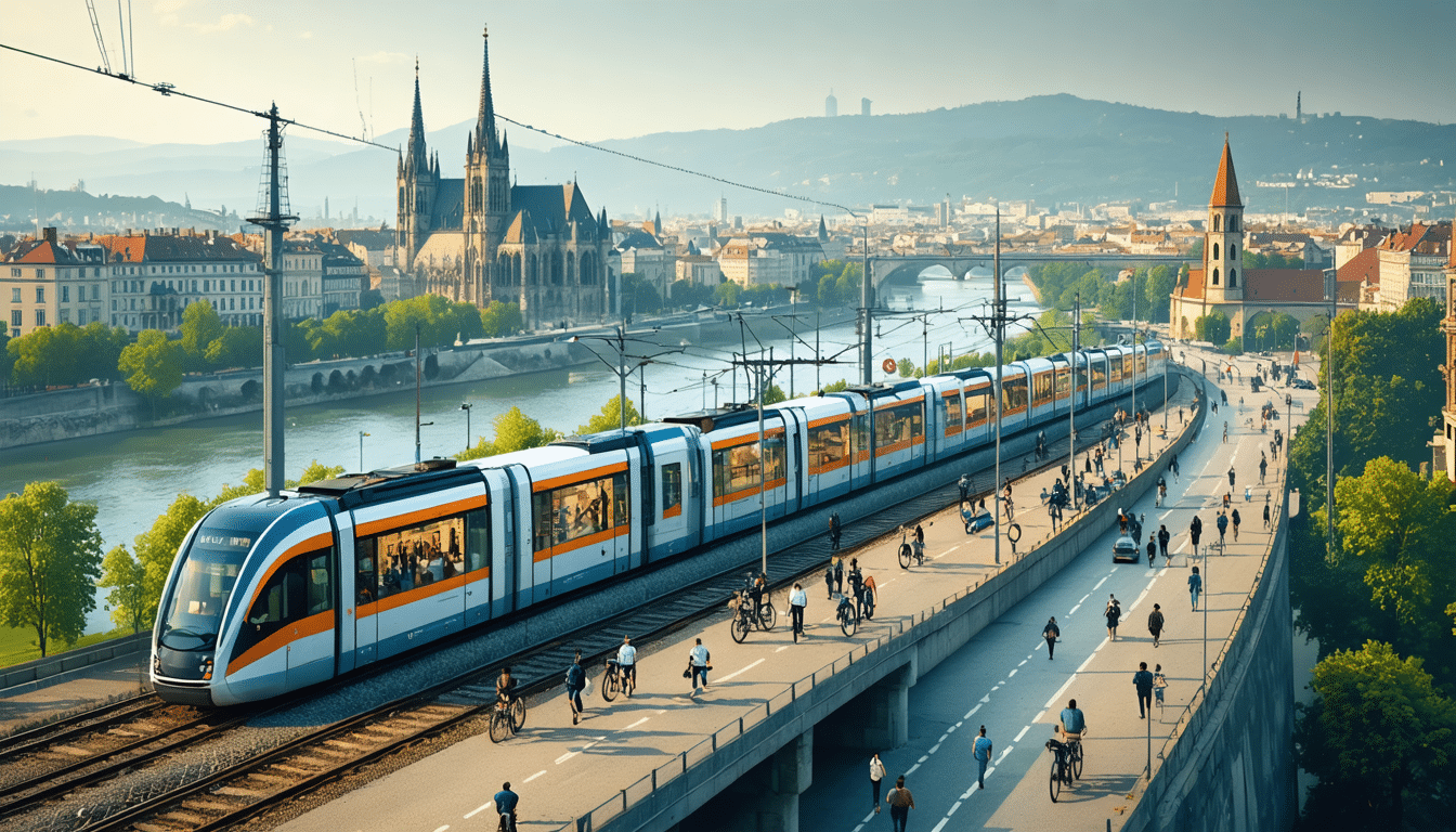 Lyon bes : un r&eacute;seau de transport innovant et connect&eacute;
