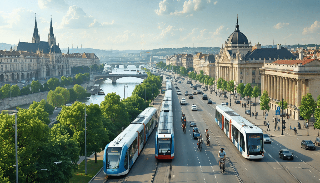 Lyon bes : un r&eacute;seau de transport innovant et connect&eacute;