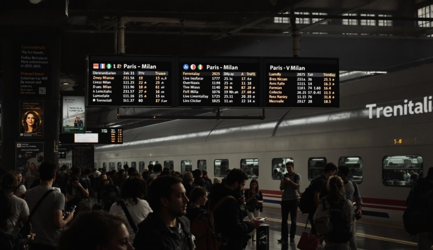Apr&egrave;s l’interruption du Paris-Milan, Trenitalia vise un red&eacute;marrage ambitieux en 2025