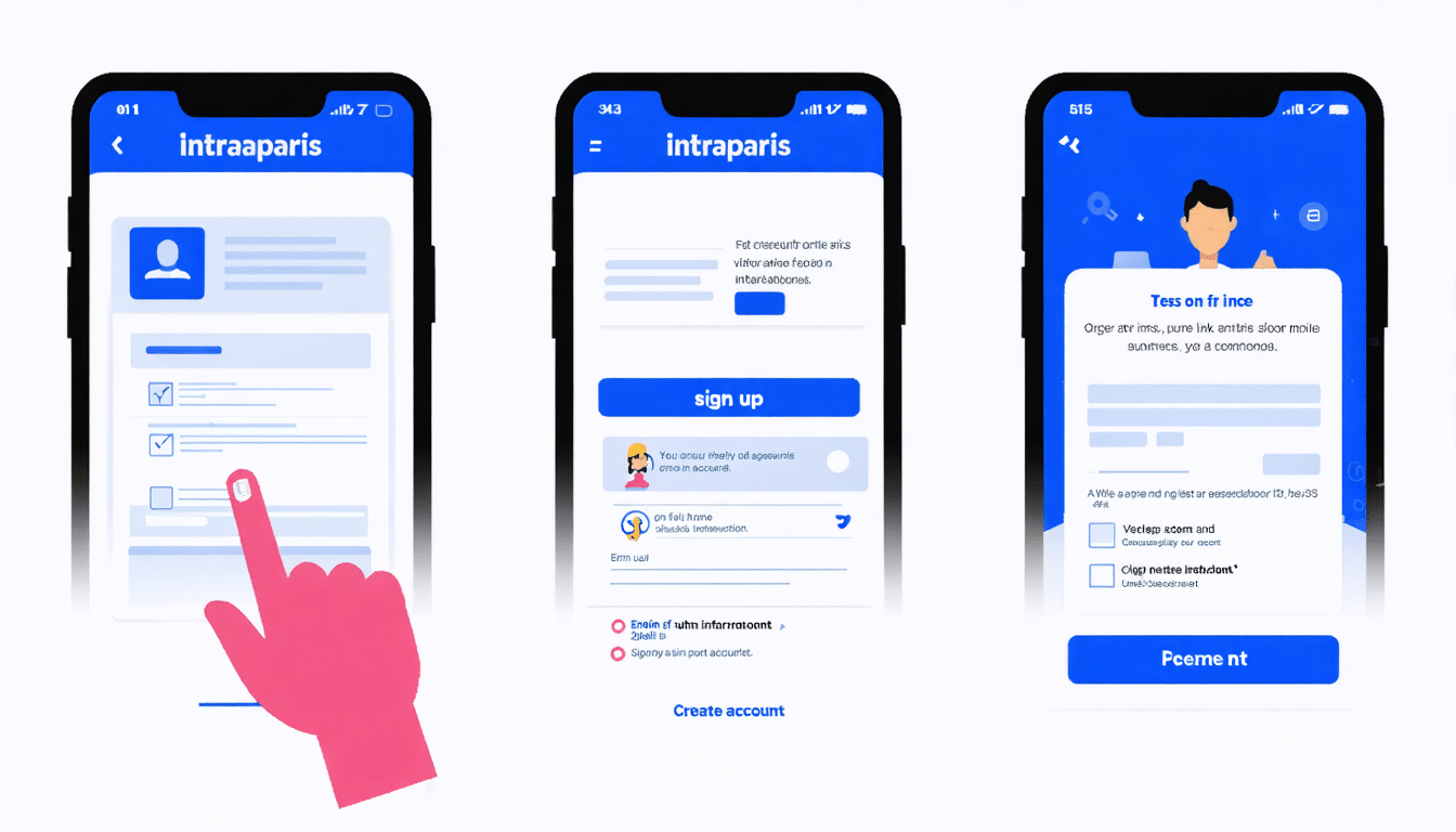 Comment cr&eacute;er un compte intraparis en quelques &eacute;tapes simples