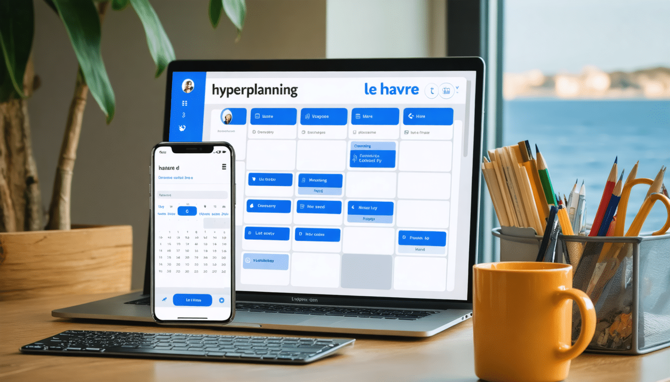 Hyperplanning Le Havre : comment acc&eacute;der &agrave; votre emploi du temps en ligne