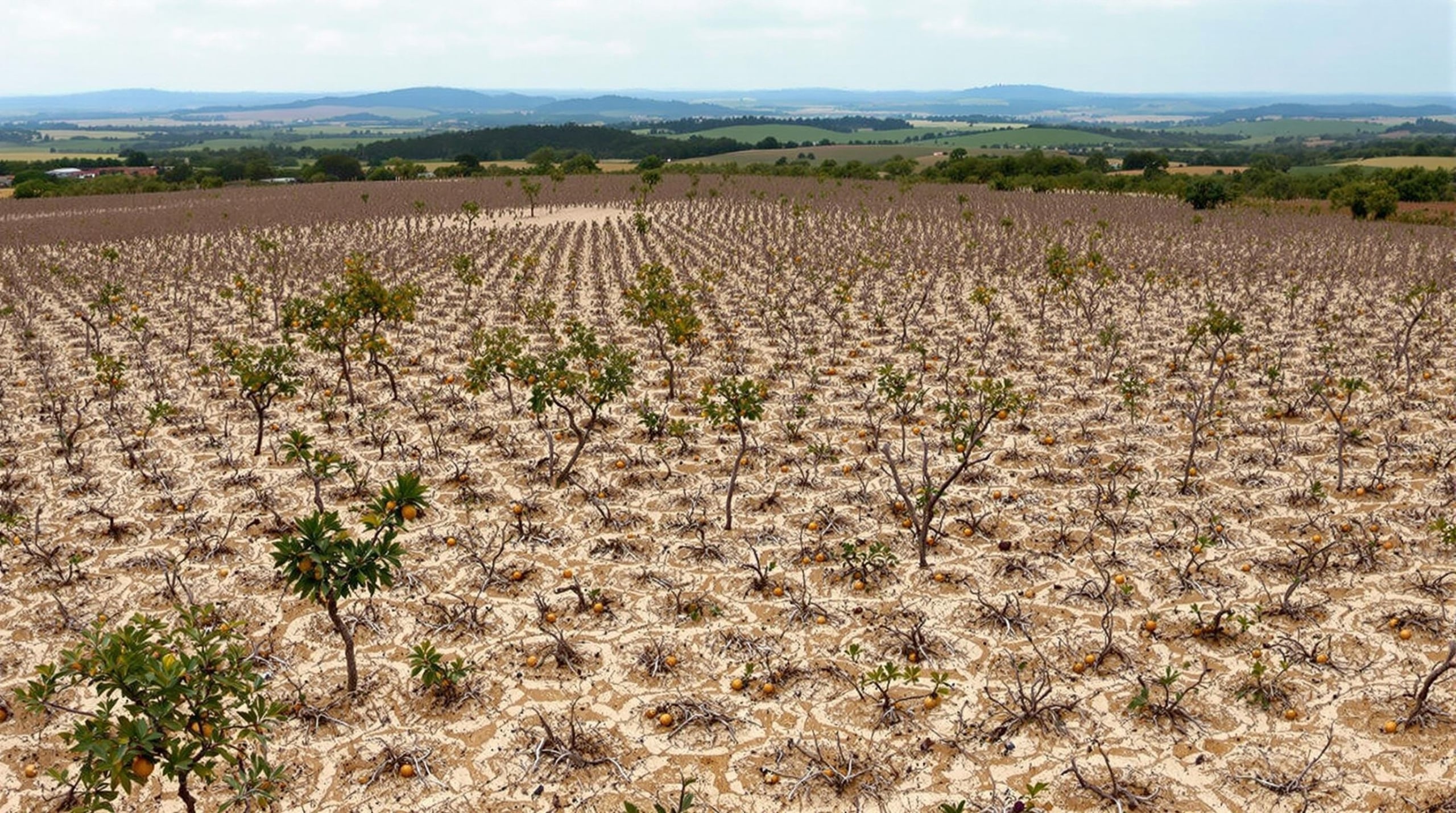 La production d’oranges au Br&eacute;sil en p&eacute;ril face &agrave; la maladie du dragon jaune et aux ravages de la s&eacute;cheresse