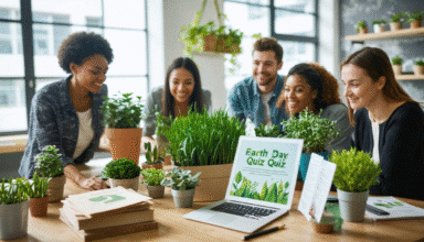 participez au quiz de la journée de la terre de google et testez vos connaissances sur l'environnement ! découvrez comment sensibiliser votre entreprise aux enjeux écologiques et engagez vos équipes dans des actions concrètes pour la planète.