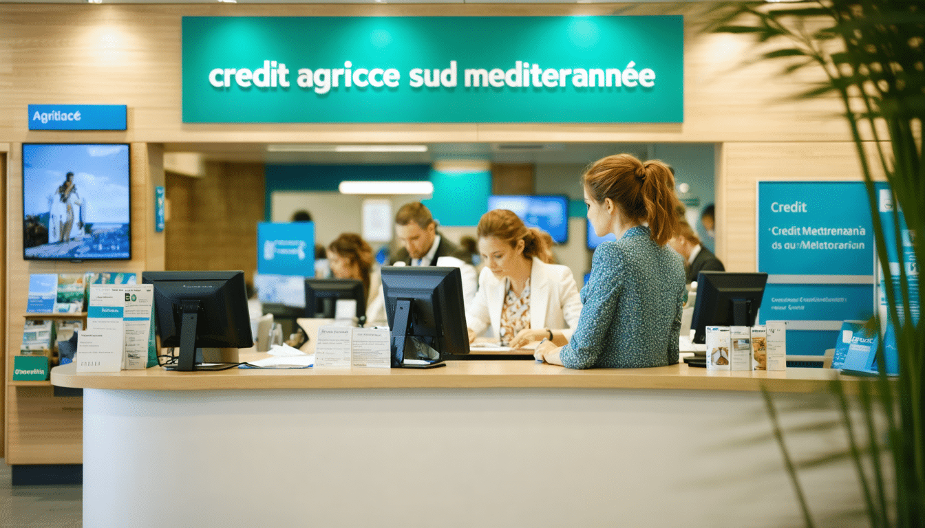 Casudmed : services bancaires et assurances propos&eacute;s par le Cr&eacute;dit Agricole Sud M&eacute;diterran&eacute;e