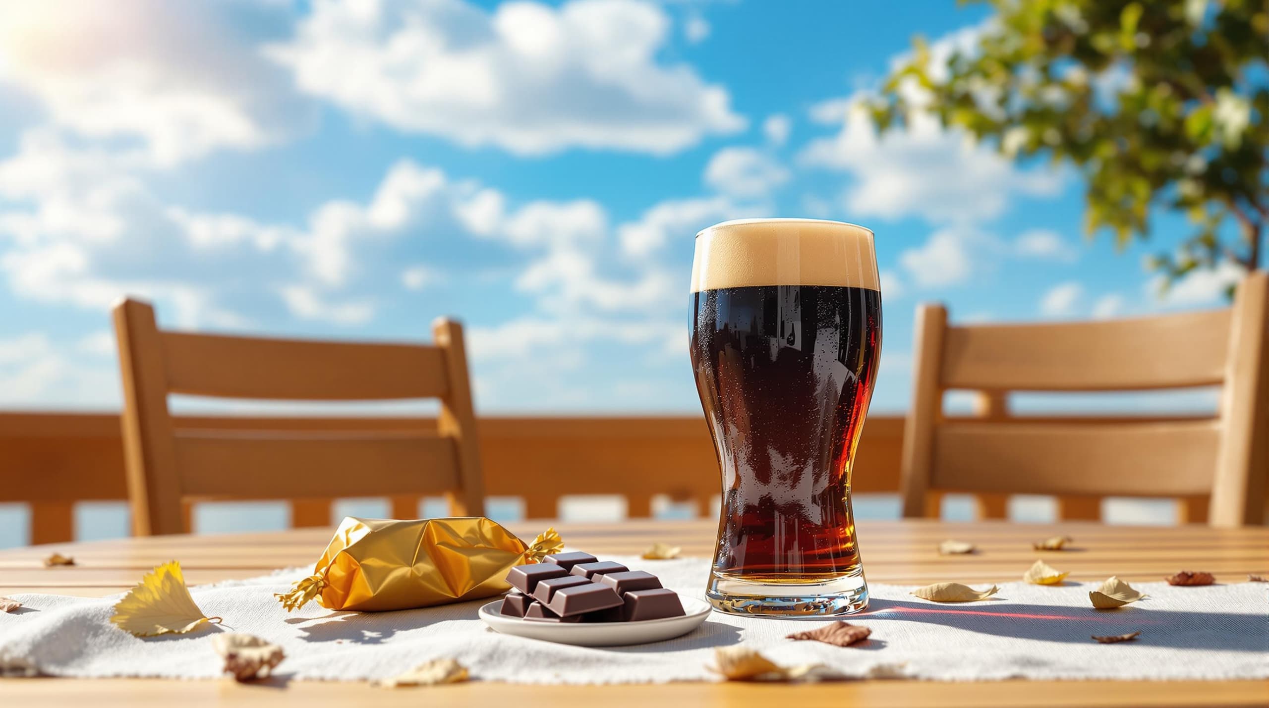 L’alliance savoureuse de la bi&egrave;re, du soleil et du chocolat