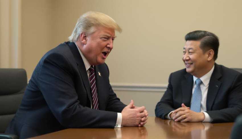 Donald Trump a enfin eu l’opportunit&eacute; d’&eacute;changer avec Xi Jinping