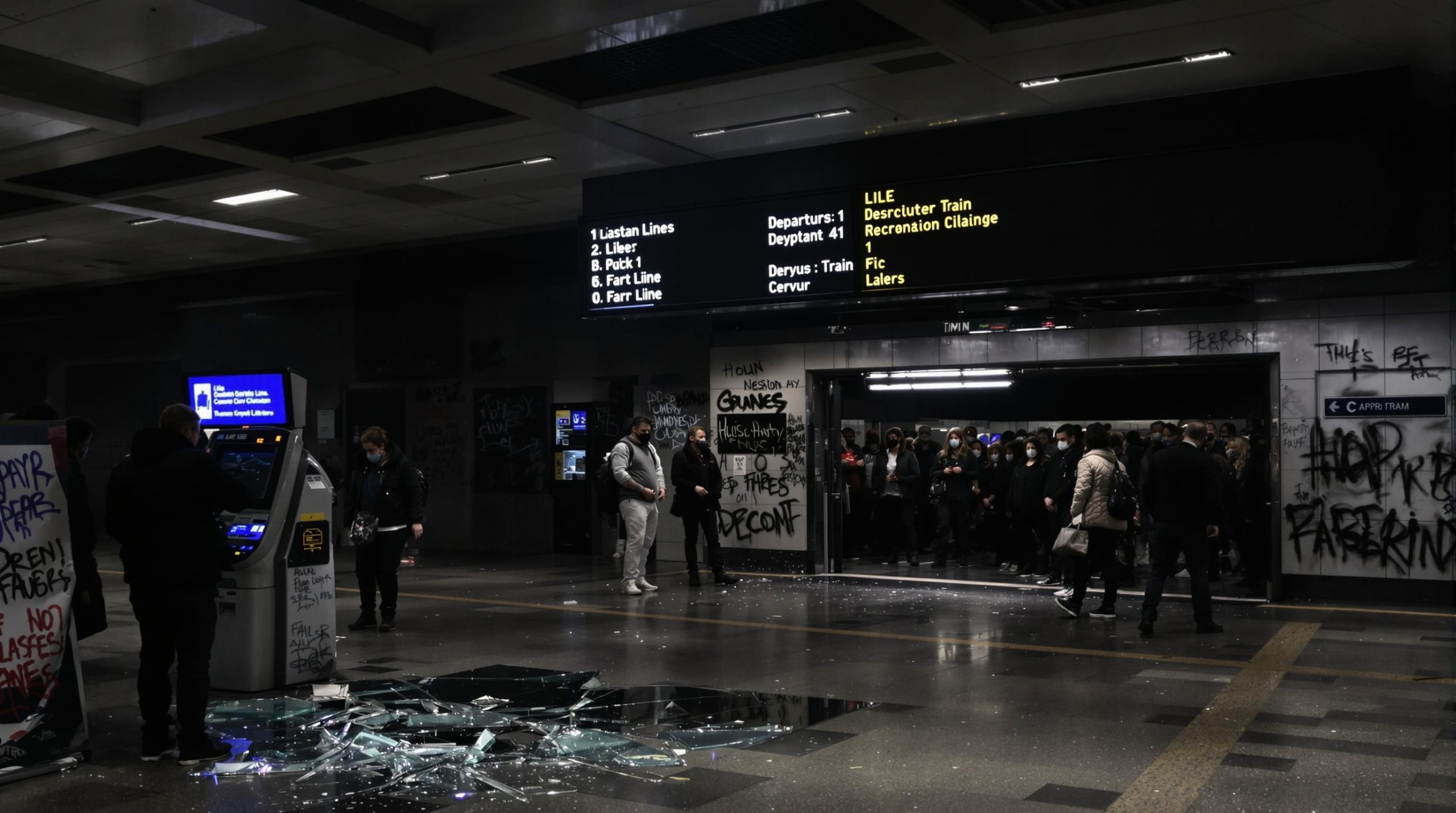 Perturbation significative des TGV &agrave; Lille suite &agrave; un acte malveillant