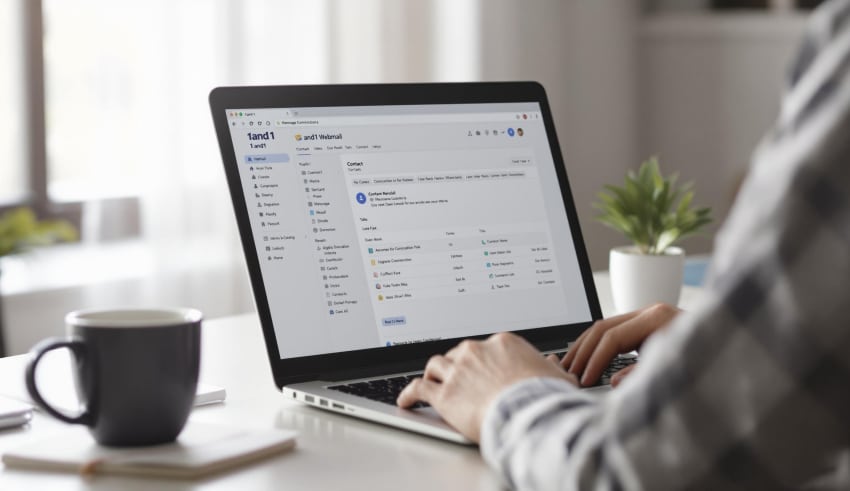 1and1 webmail : 1and1 webmail d&eacute;taille les nouvelles fonctionnalit&eacute;s de sa messagerie professionnelle