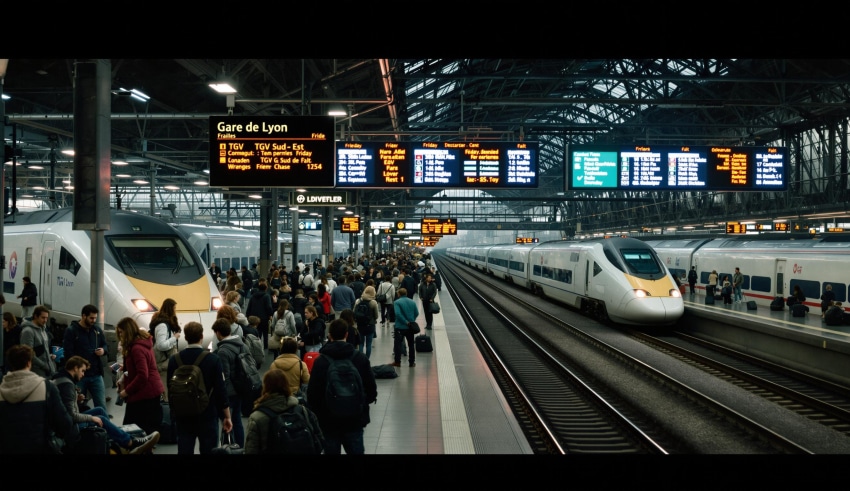 Des retards significatifs affectent les trains TGV Sud-Est &agrave; la gare de Lyon vendredi soir, mais la situation a &eacute;t&eacute; r&eacute;tablie