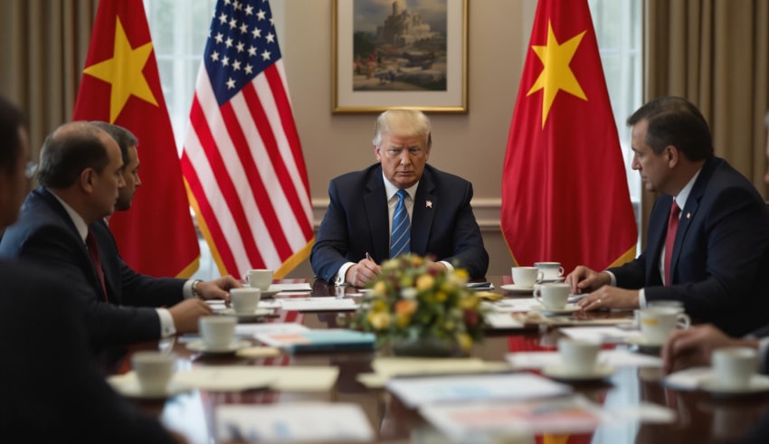 La guerre commerciale : un accord strat&eacute;gique entre le Vietnam et Donald Trump au b&eacute;n&eacute;fice de Washington