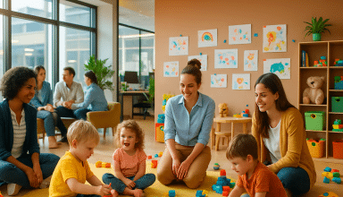découvrez comment la crèche d'entreprise facilite la vie des familles tout en offrant des avantages stratégiques aux employeurs : bien-être des salariés, fidélisation et meilleure conciliation entre vie professionnelle et vie personnelle.