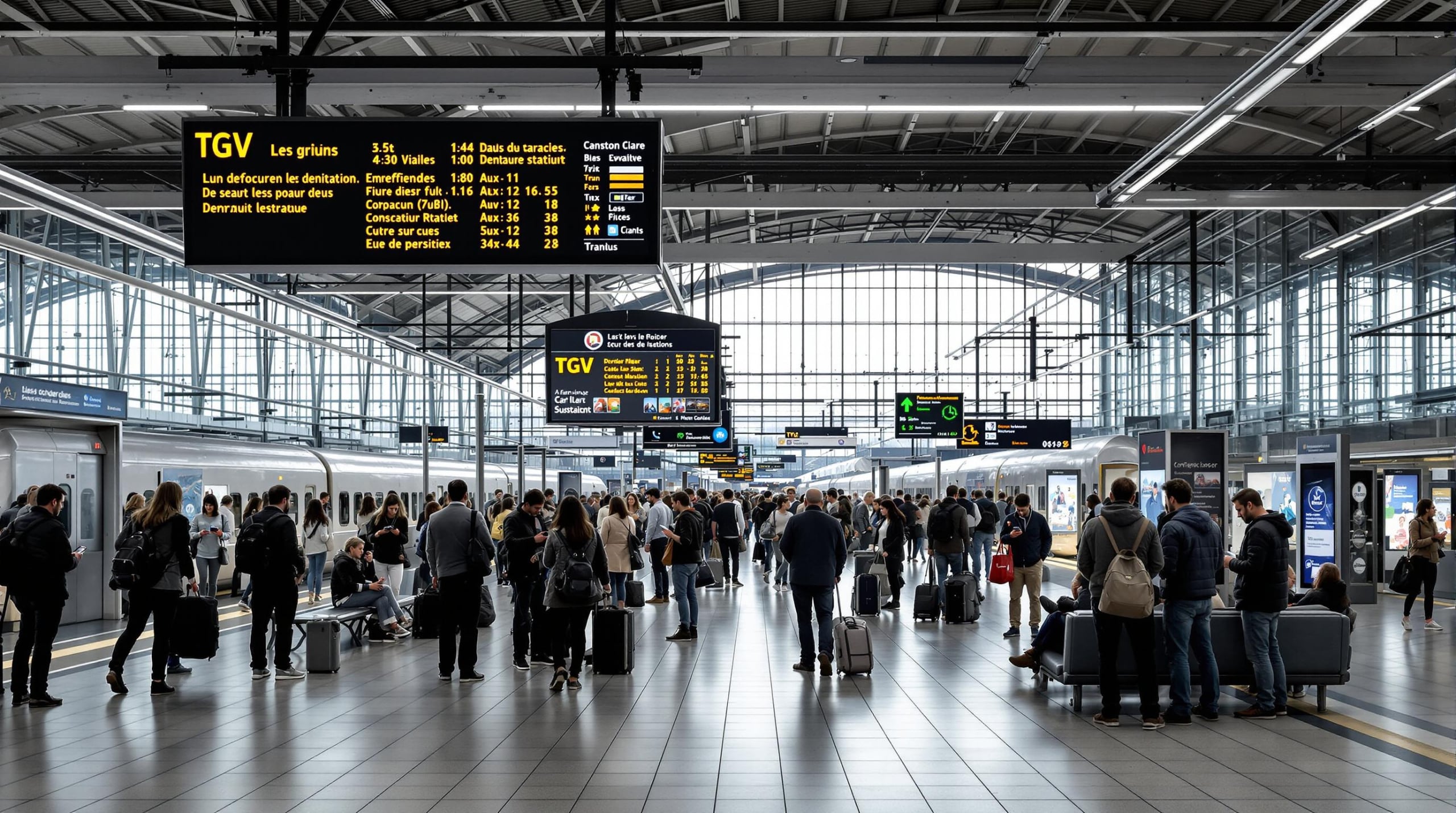 Interruption du trafic TGV entre Paris et Arras en raison d’une panne d’alimentation &eacute;lectrique