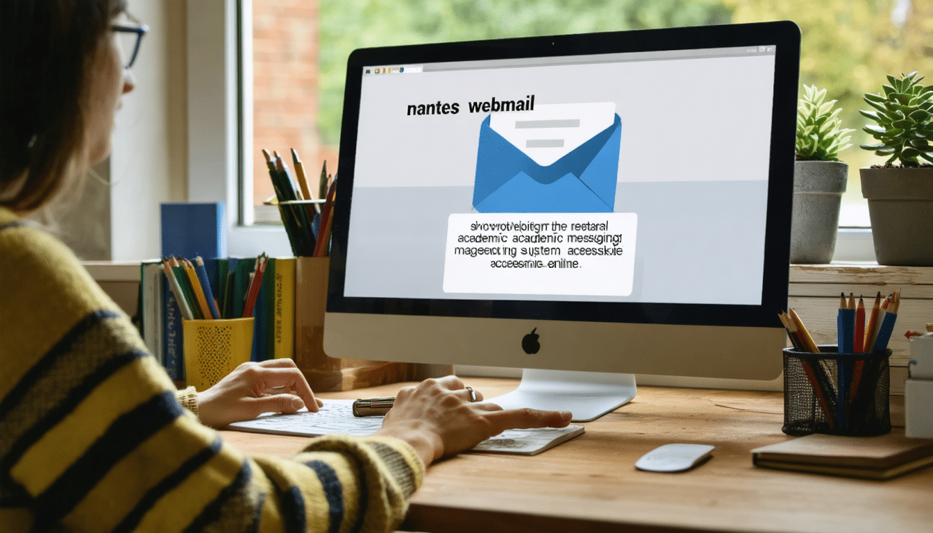 Webmail Nantes pr&eacute;sente la messagerie acad&eacute;mique r&eacute;gionale accessible en ligne