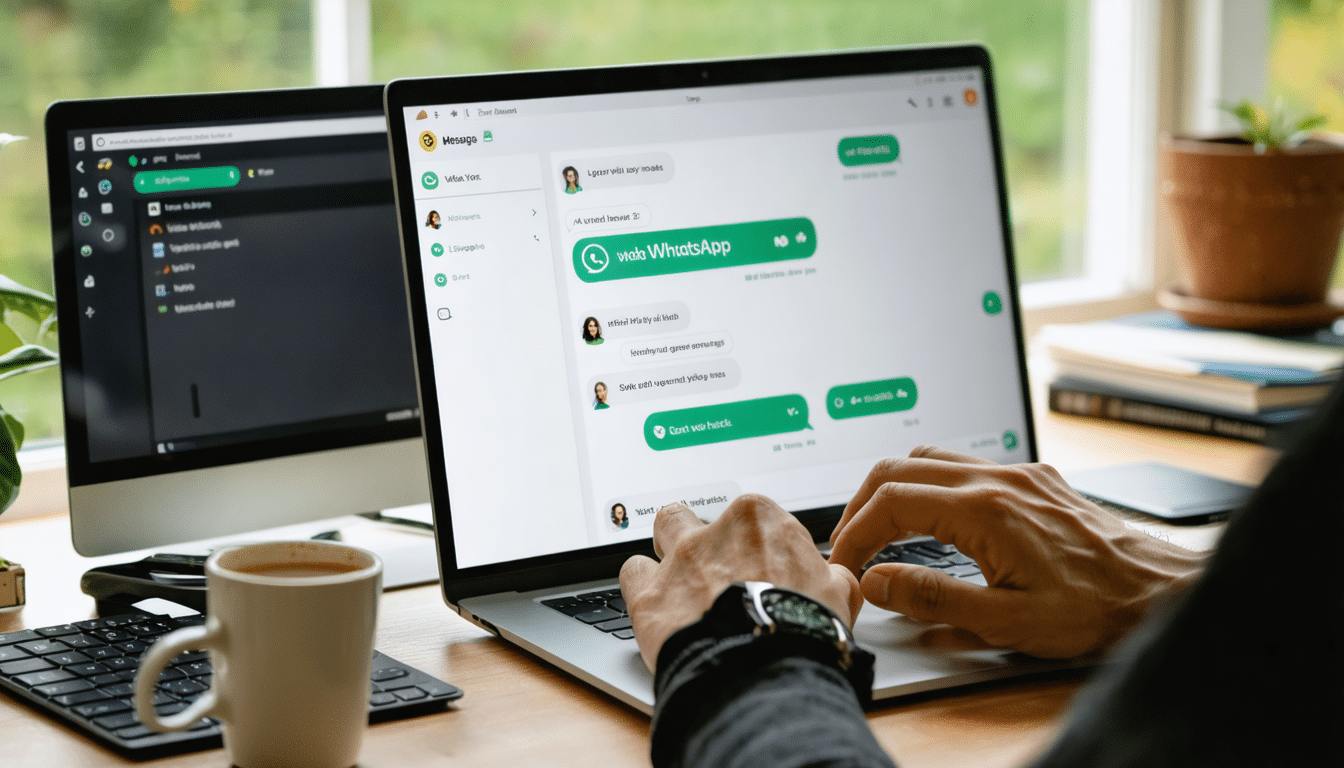 WhatsApp Web d&eacute;taille l&rsquo;usage du service de messagerie synchronis&eacute; sur PC