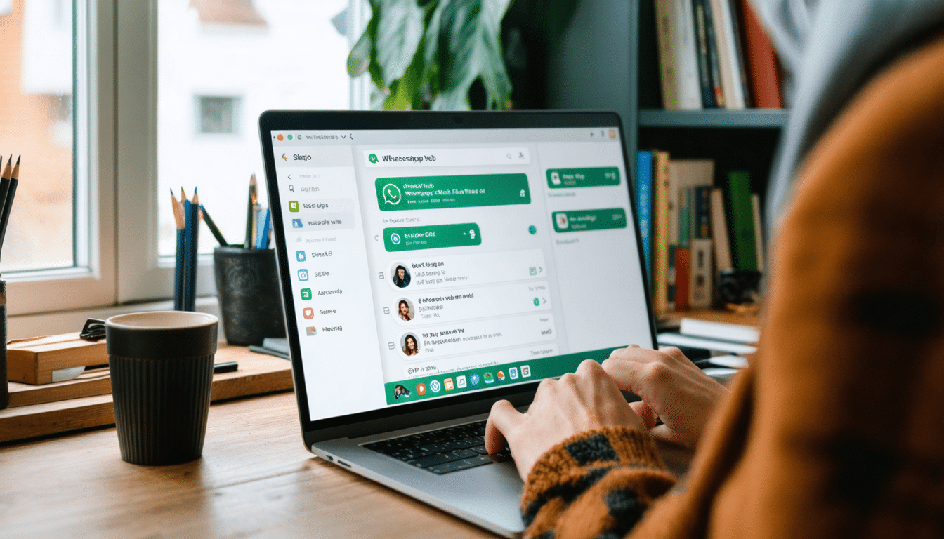 WhatsApp Web d&eacute;taille l&rsquo;usage du service de messagerie synchronis&eacute; sur PC
