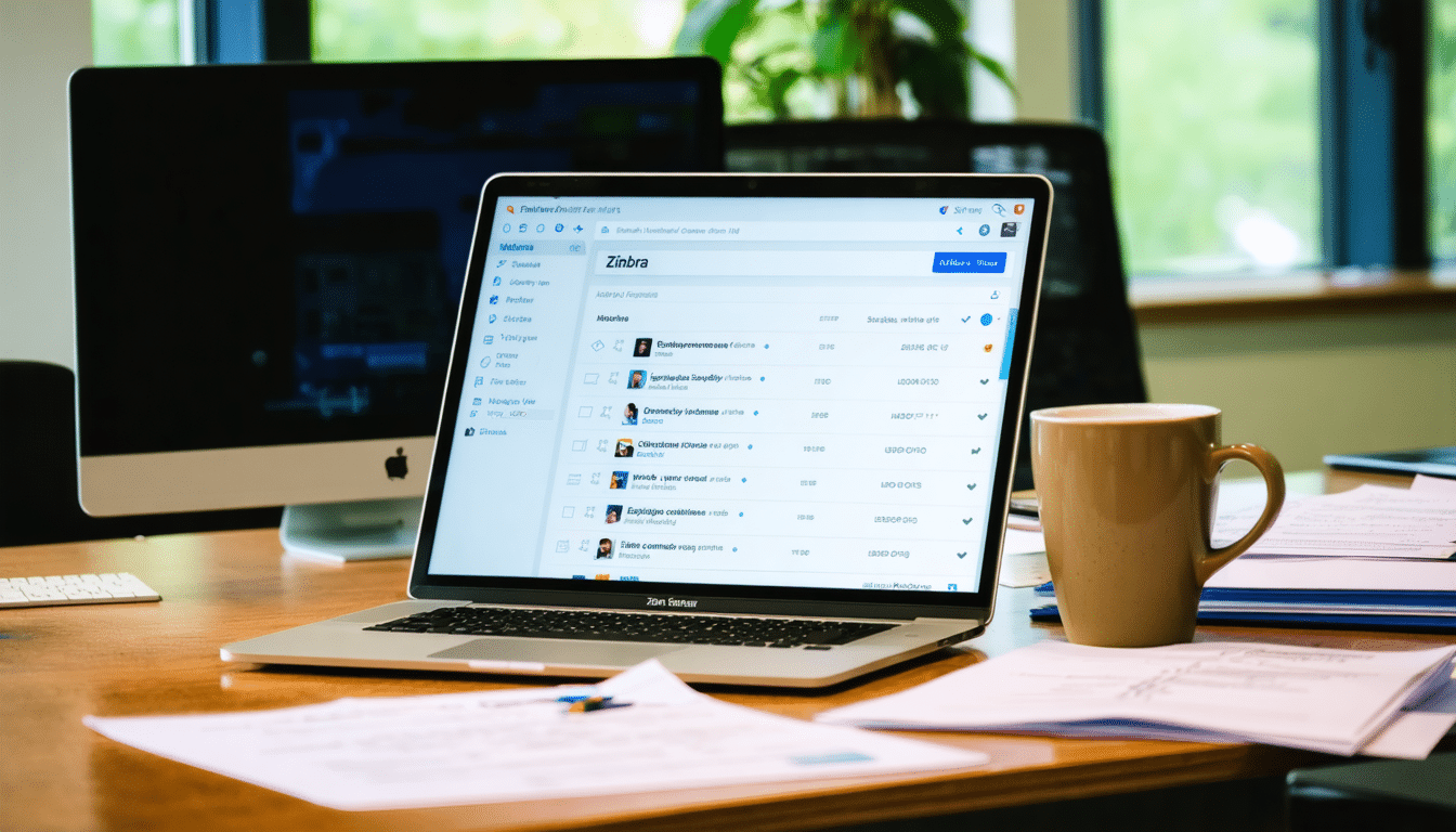 Zimbra Unicaen pr&eacute;sente la version locale de la messagerie universitaire