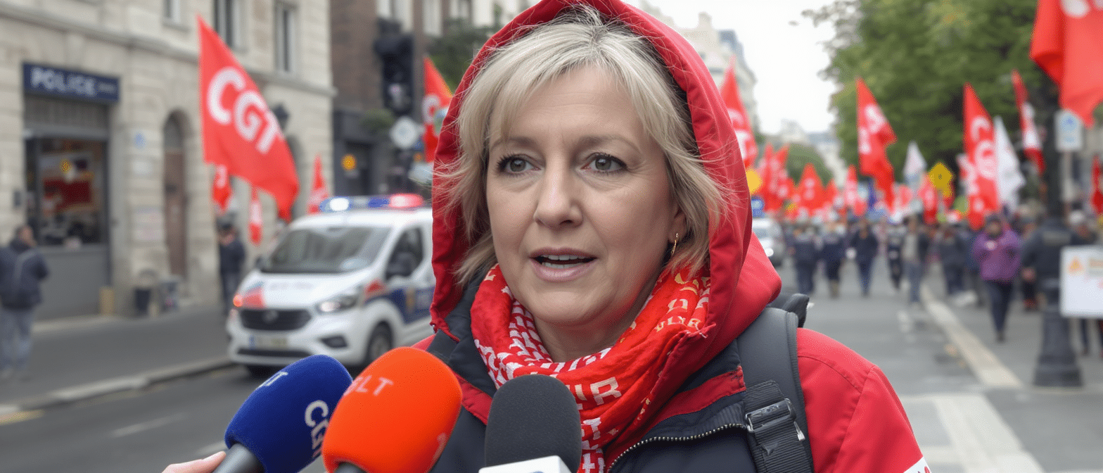 Gr&egrave;ve du 18 septembre : Sophie Binet (CGT) accuse le ministre de l’int&eacute;rieur d’attiser les tensions