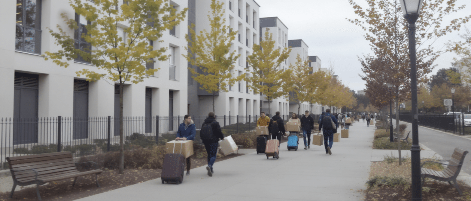 &Agrave; Seine-Saint-Denis, le village des athl&egrave;tes pour Paris 2024 commence &agrave; prendre vie avec l’arriv&eacute;e de ses premiers r&eacute;sidents.