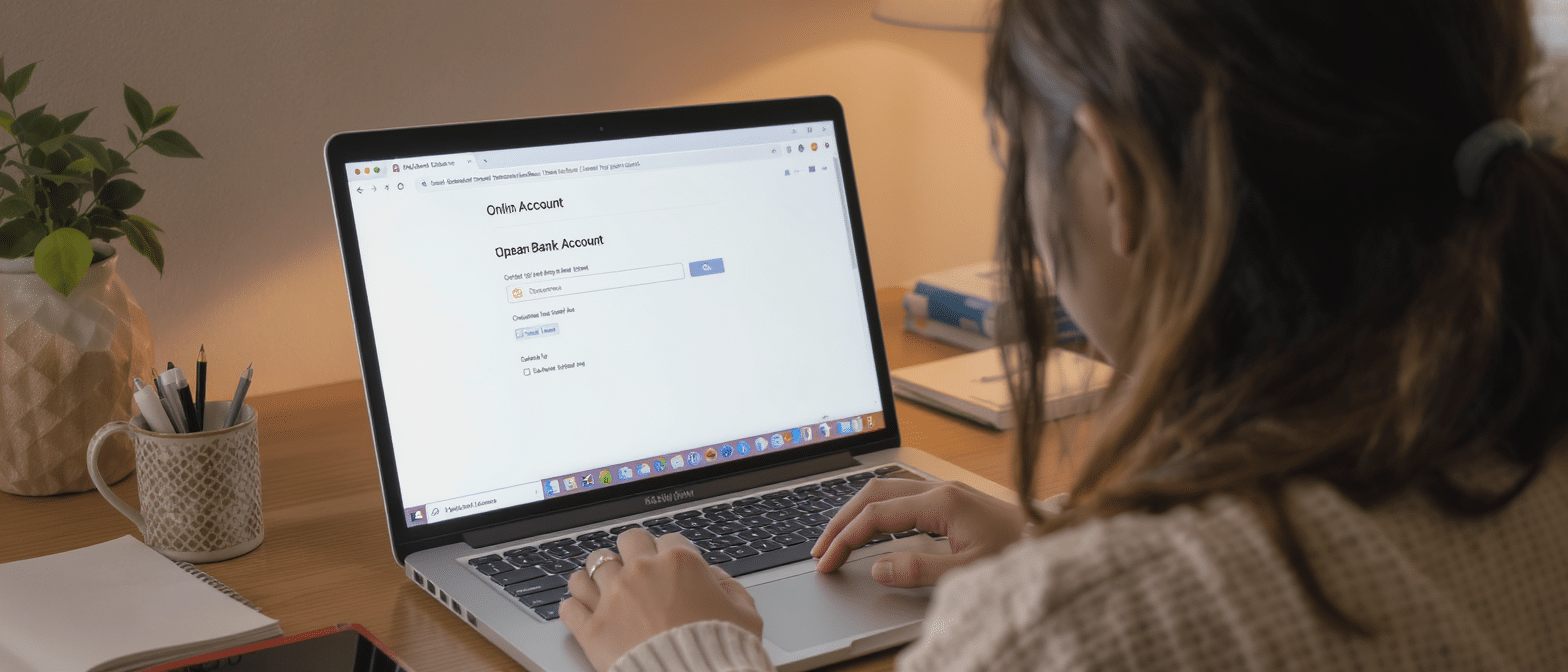 Ouverture d&rsquo;un compte bancaire en ligne : guide pas &agrave; pas pour d&eacute;butants