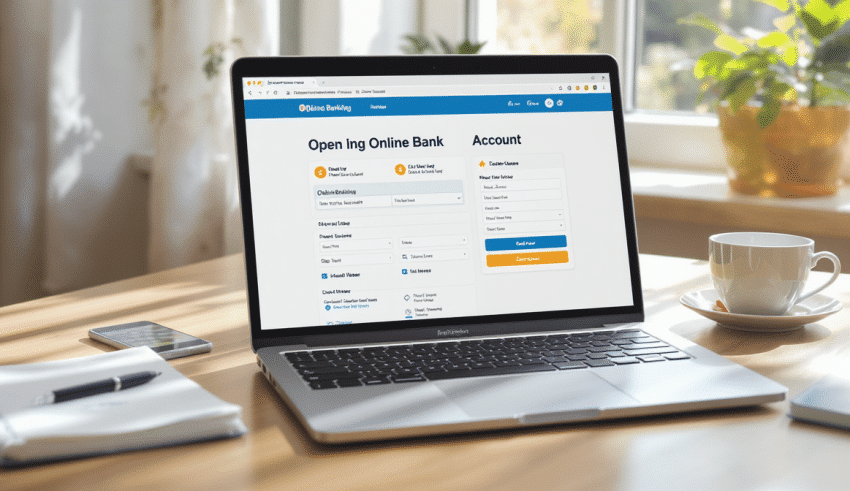 Ouverture d&rsquo;un compte bancaire en ligne : guide pas &agrave; pas pour d&eacute;butants