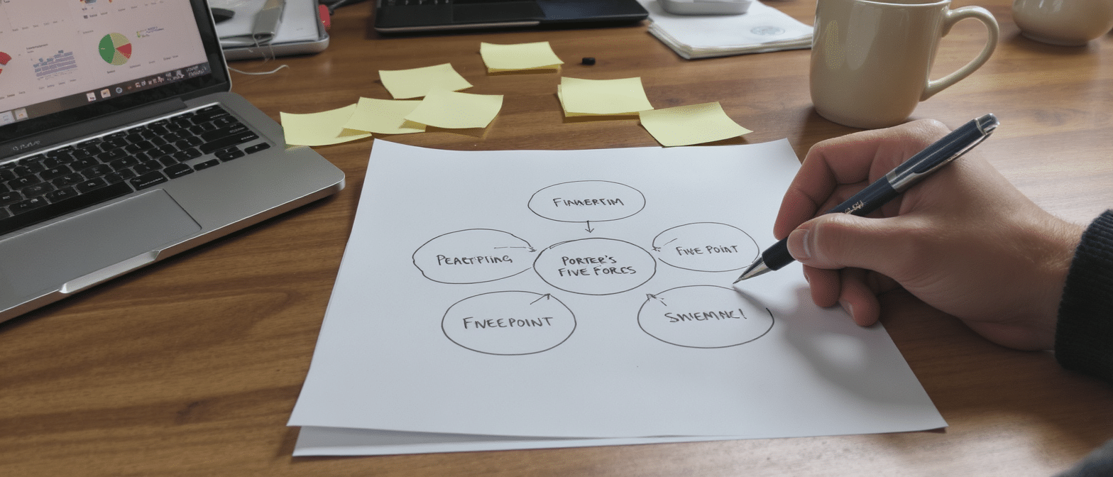 5 forces de Porter : comprendre le mod&egrave;le d&rsquo;analyse strat&eacute;gique pour PME
