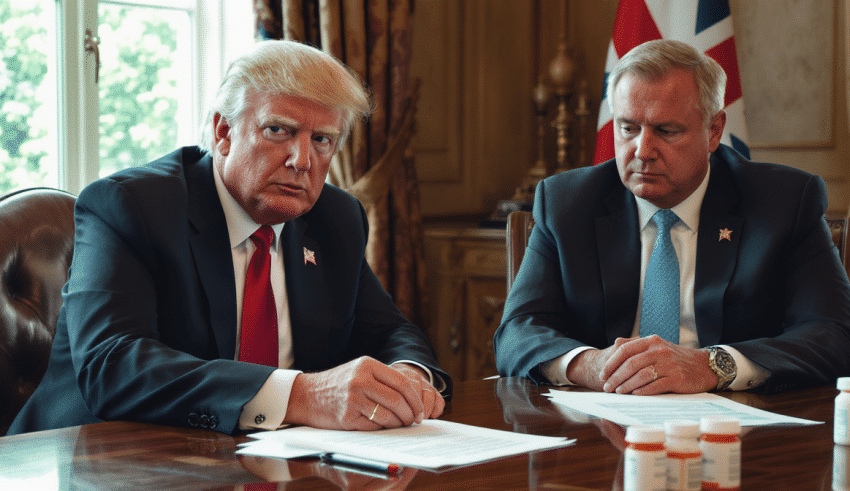 Trump impose au Royaume-Uni des prix plus &eacute;lev&eacute;s pour les m&eacute;dicaments am&eacute;ricains en &eacute;change d’une r&eacute;duction des droits de douane