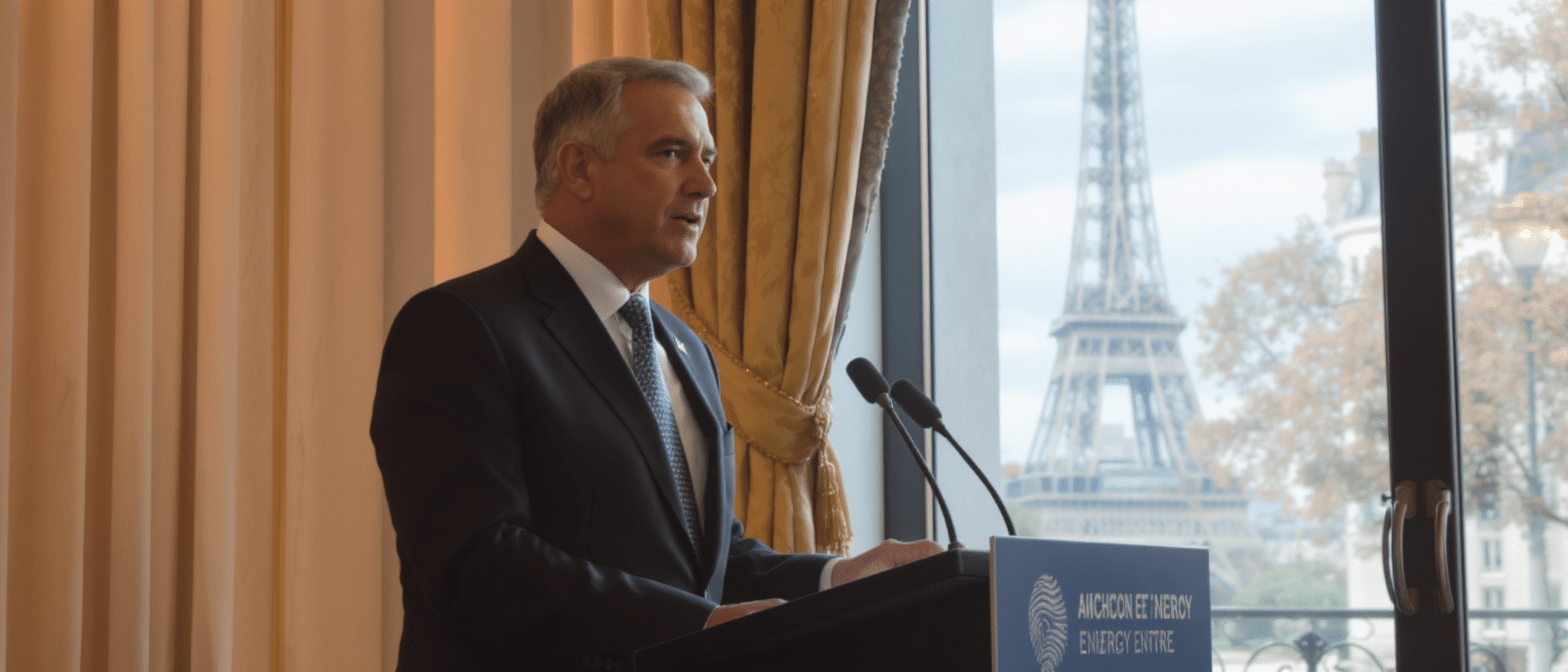 &Agrave; Paris, le ministre am&eacute;ricain de l&rsquo;&eacute;nergie d&eacute;fend un discours pro-&eacute;nergies fossiles et remet en question le consensus climatique