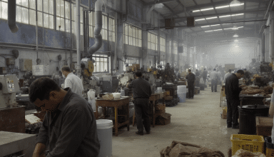 analyse du début d'année difficile pour l'emploi industriel en france, marqué par un ralentissement économique et une forte pression concurrentielle venue de la chine.