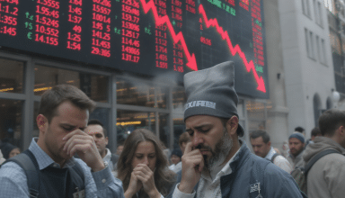 découvrez comment l'angoisse liée à l'intelligence artificielle entraîne une chute soudaine des actions des entreprises technologiques à wall street, impactant les marchés financiers.