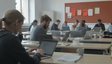 découvrez les services numériques innovants du lycée connecté, conçus pour faciliter l'apprentissage et l'enseignement des élèves et des enseignants.