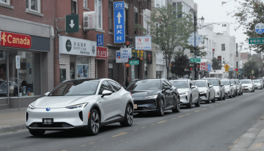 découvrez comment l'arrivée massive des voitures électriques chinoises bouleverse le marché automobile canadien, ses défis et opportunités.