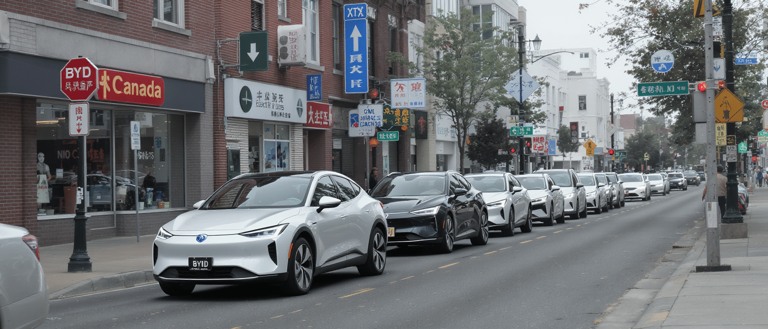 découvrez comment l'arrivée massive des voitures électriques chinoises bouleverse le marché automobile canadien, ses défis et opportunités.
